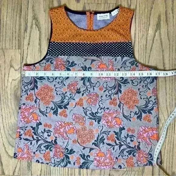 Meadow Rue by Anthropologie Poppy Jacquard Tank Size XS - Picture 12 of 14